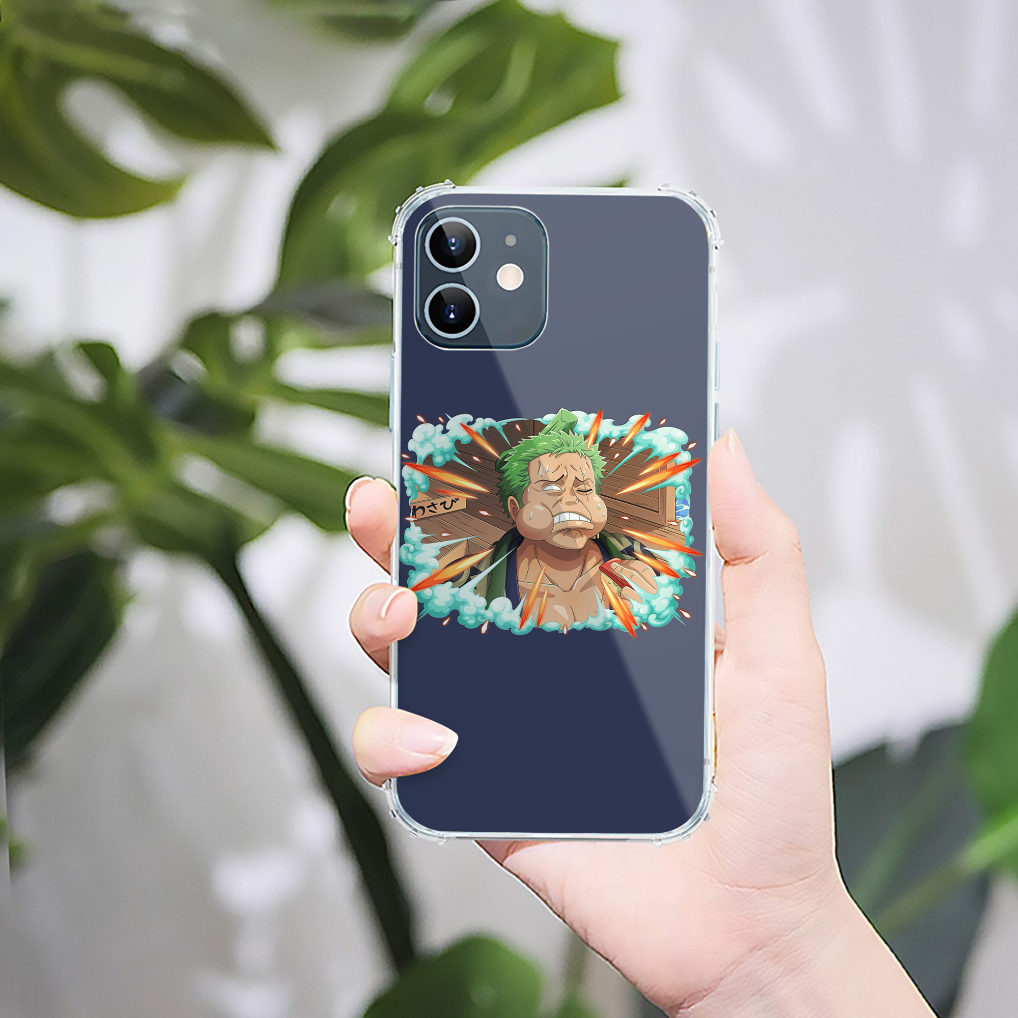 （画像用） ワンピース ロロノア・ゾロ ONE PIECE Roronoa Zoro 【iPhone 12シリーズ対応】透明スマホケース（クリアソフトケース）